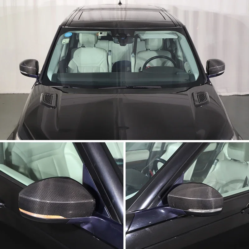 

Real Carbon Fiber For Land Rover Discovery 4 LR4 2014-2016 Car Exterior Mirror Cover Decorative Stickers Protection Accessories