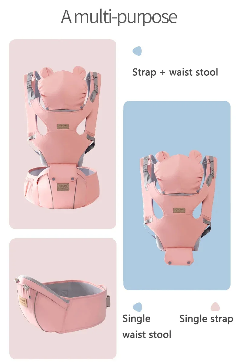 Ergonomic Baby Carrier Backpack waist stool hip Things for Babies Accessories Kangaroo Sling Stuff Children\'s g Newborn Infant