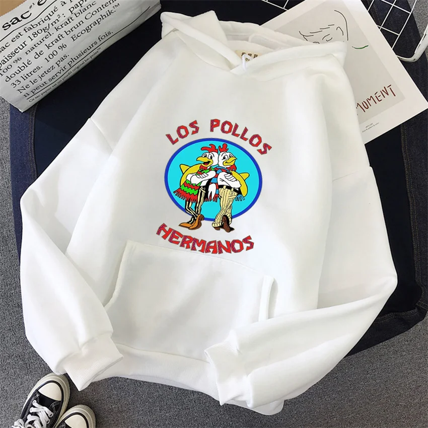 LOS POLLOS Hermanos Movie For Women Hoodie Funny Chicken Brothers Sweatshirt Oversized Men Hoodies Pullover Hip Hop Streetwear