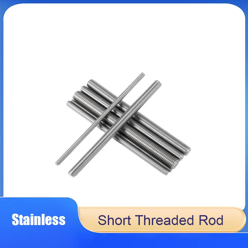 

M6 M8 M10 M12-M20 304 Stainless Steel Fine Threaded Rods-High-Precision for Machinery, Instrumentation & Structural Adjustments