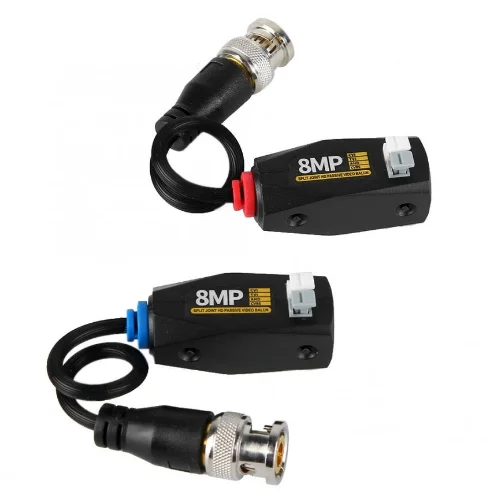 HD 8MP Single Channel Passive Video Balun for TVI CVI AHD CCTV Camera