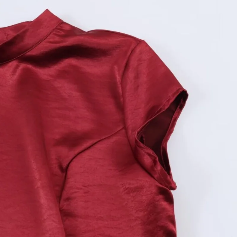 Women Red Party Dresses Retro Sleeveless Backless Mini Dress Elegant Wedding Guest Evening Banquet Birthday Outfit