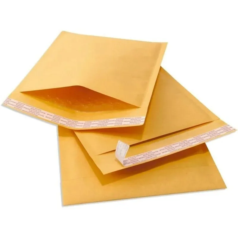 Kraft Bubble Mailer Multifunctional Self-Seal Business Mailing Package Anti Drop for Packing Shipping Gift Mailing Bag Protector
