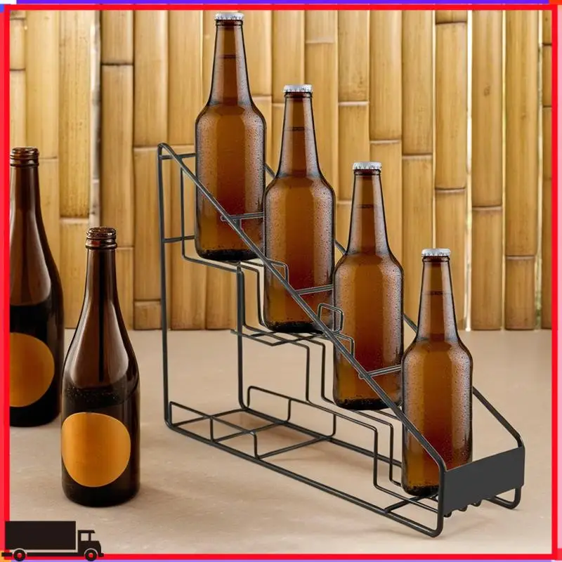 

Premium-4 Bottle Wire Diplay Rack/Monin Syrup Rack Coffee Storage Rack Multifunction Milk Tea Cup Rack Display