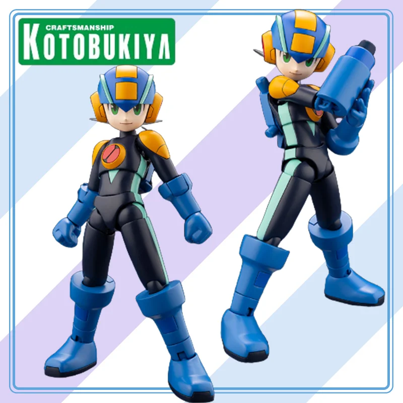 

【100% оригинал】KOTOBUKIYA Rockman.exe- Rockman.EXE Collection Series Модель с персонажем мультфильма Гаражный комплект Фигурка Подарки Игрушки