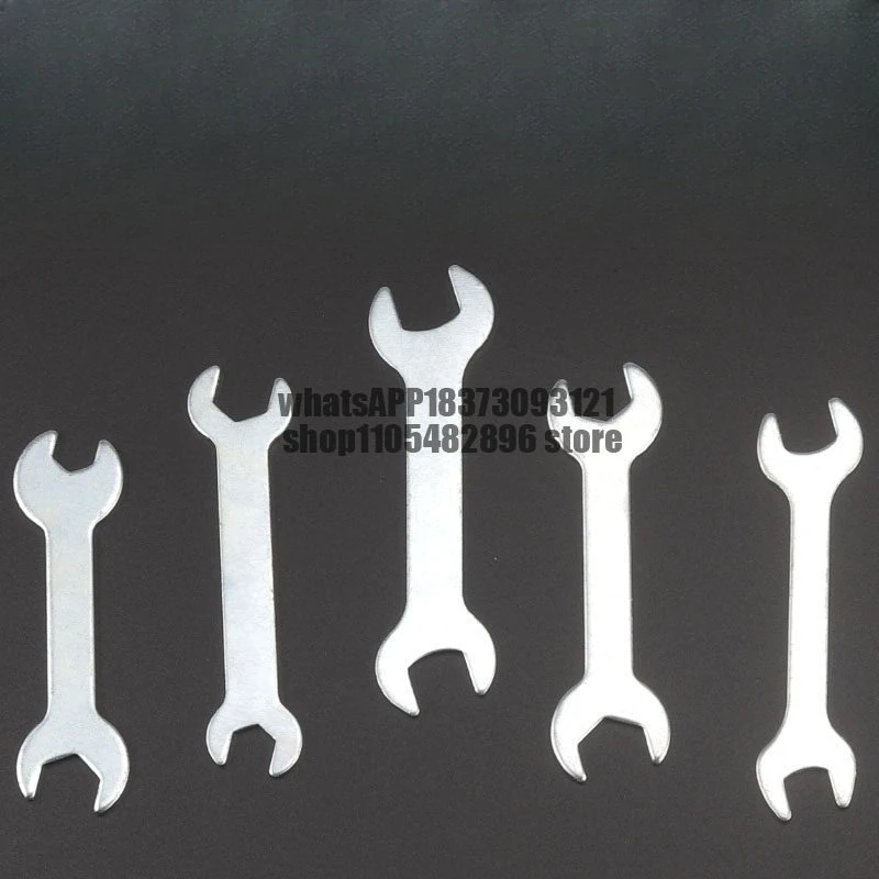Open wrench 5.5-24 MM single head double head ultra-thin opening hexagon simple wrench stamping household accessories