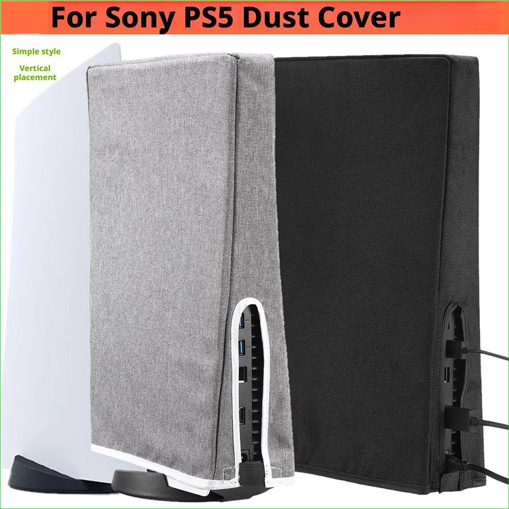 For PS5 Pro Gaming Console Upright Dust Cover