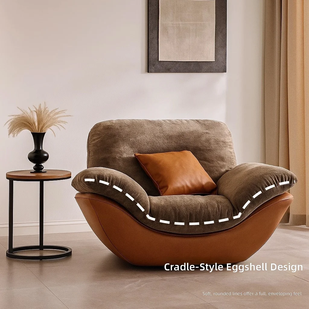 Vacuum Compressed Sofa Bed, Living Room Balcony Tatami Single Simple Corduroy, Space Saving Furniture, Easy to Store and Move
