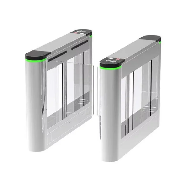 Office Building Door Access Control With QR Code Swipe Card Swing Gate Staff Attendance