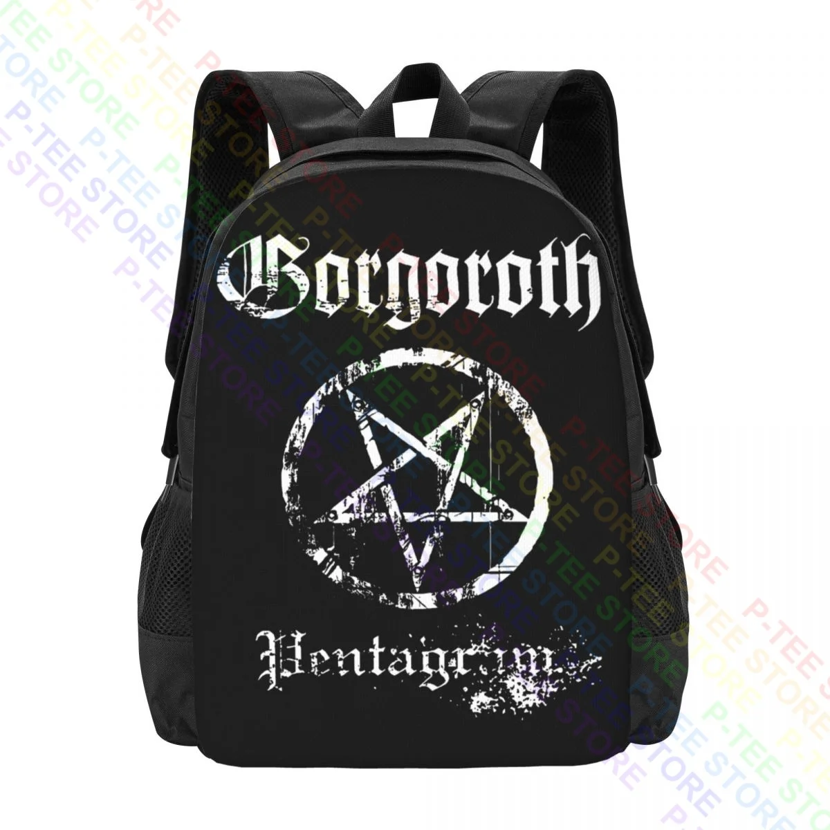 Gorgoroth-Pentagram P-722Backpack Large Capacity Backpack Beach Bag