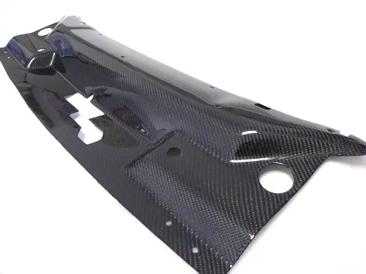 Car-styling Garage Defend Style Carbon Fiber Cooling Panel Glossy Fibre GD Engine Interior Cover Body Kit for Nissan 180SX S13