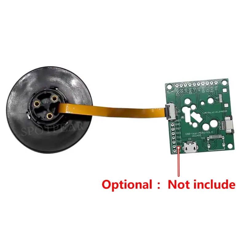 Immagine 6: ESP32 S3 1,5 pollici Rotondo 360 ° Touchscreen OLED rotativo Display con manopola intelligente WIFI BT 466x466 LVGL 16MB FLASH/8MB RAM per Arduino