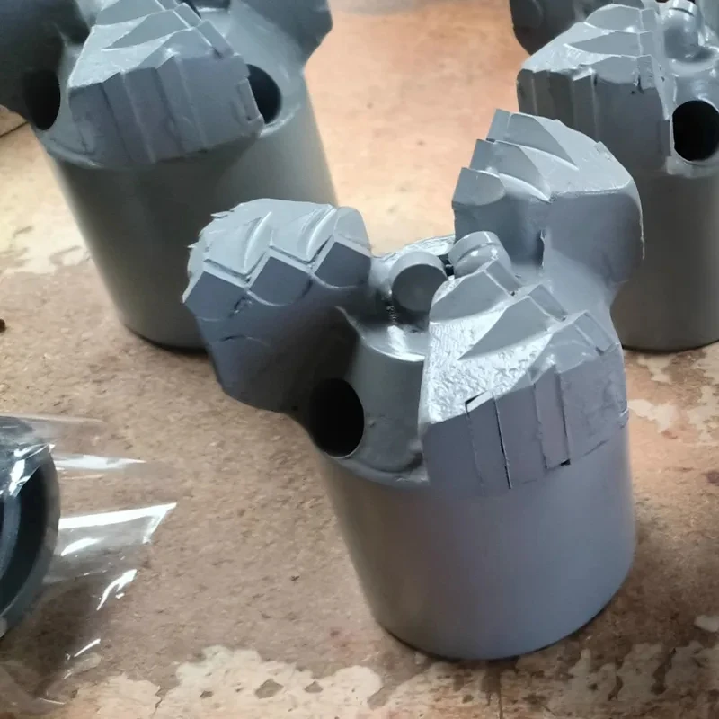 Three-wing exploration geological coring rock bit drilling well concrete coal mine with composite sheet 0PDC