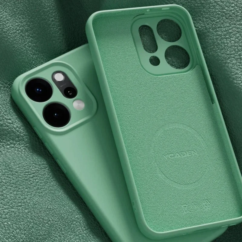 For OPPO Find X9 Pro Cases For Magsafe Wireless Charging Liquid Silicone Case For Find X9 Ultra Soft Skin Smooth Cover Bumper