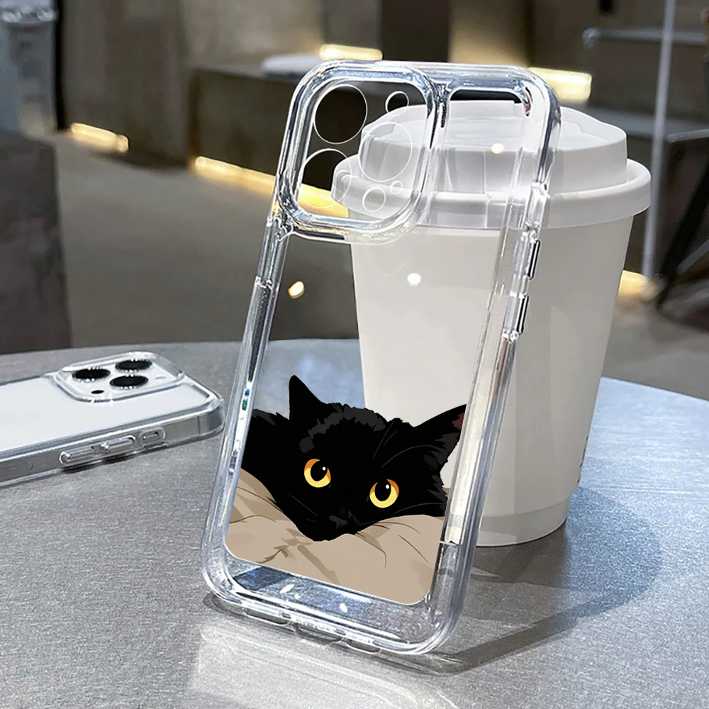 Black Cat Funny Couple Fashion - Phone Cases Funny ulasan dan harga