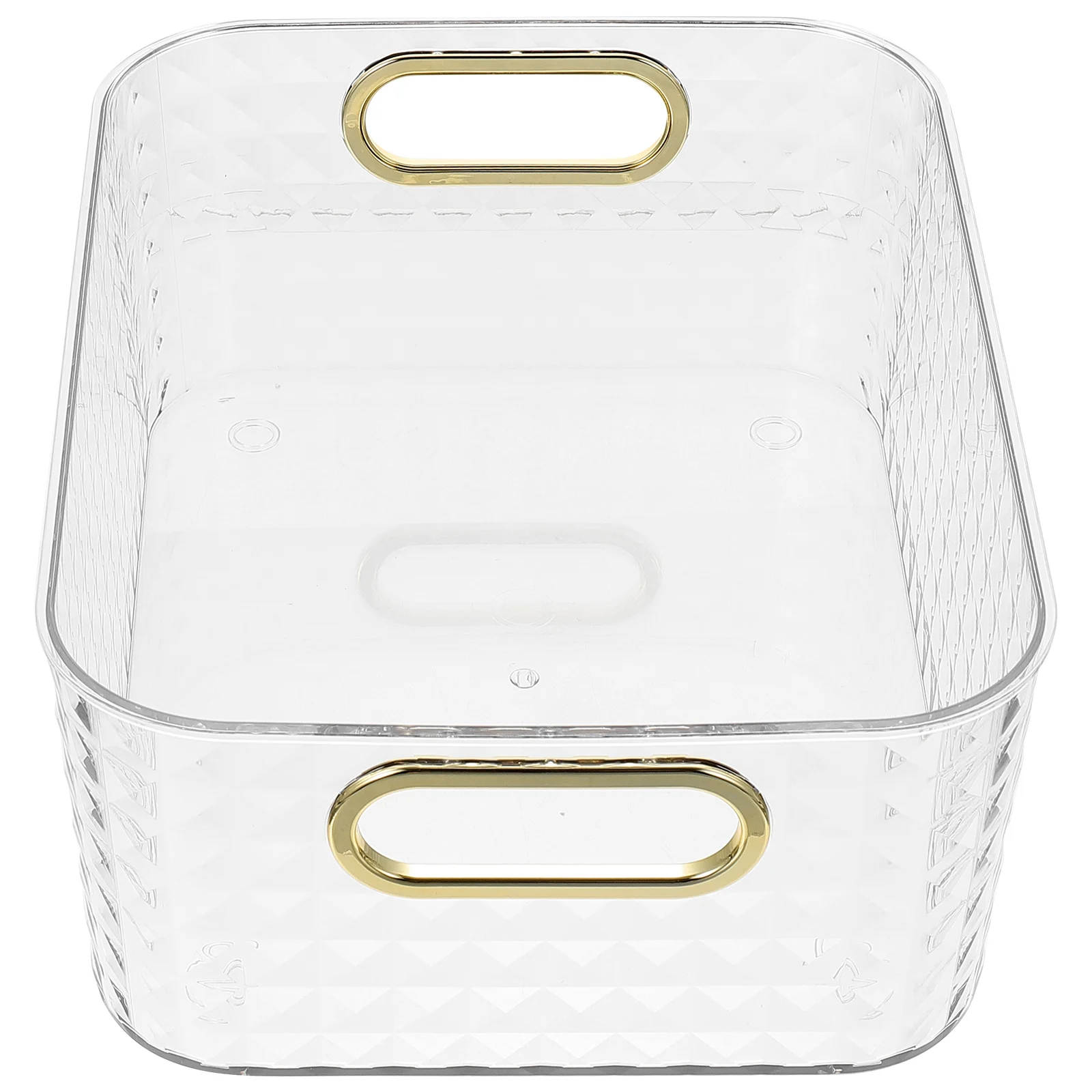 

1pcs Transparent Storage Boxes Multi-purpose Desk Organizer Bathroom Snack Jewelry Tool Holder Clear