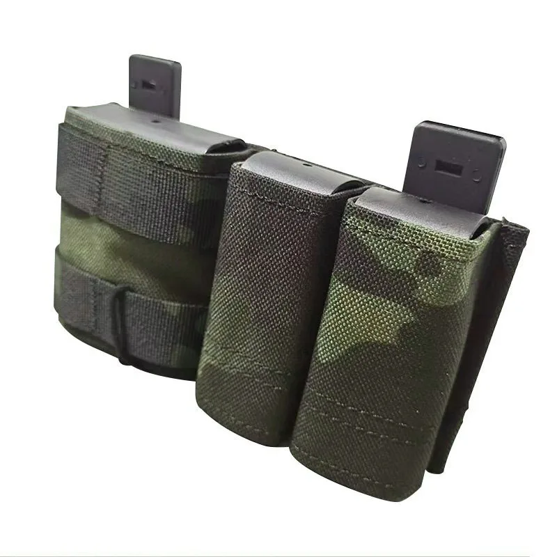 MOLLE tactical double magazine bag 9 MM/5.56 MM magazine bag accessories, hunting bag air rifle magazine box view 2