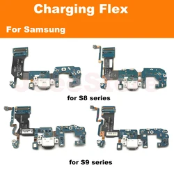 1 szt. Złącze do portu dokowania Flex Cable do Samsung Galaxy S8 S9 Plus G950F G955F G950U G960F G965F części do ładowarki USB