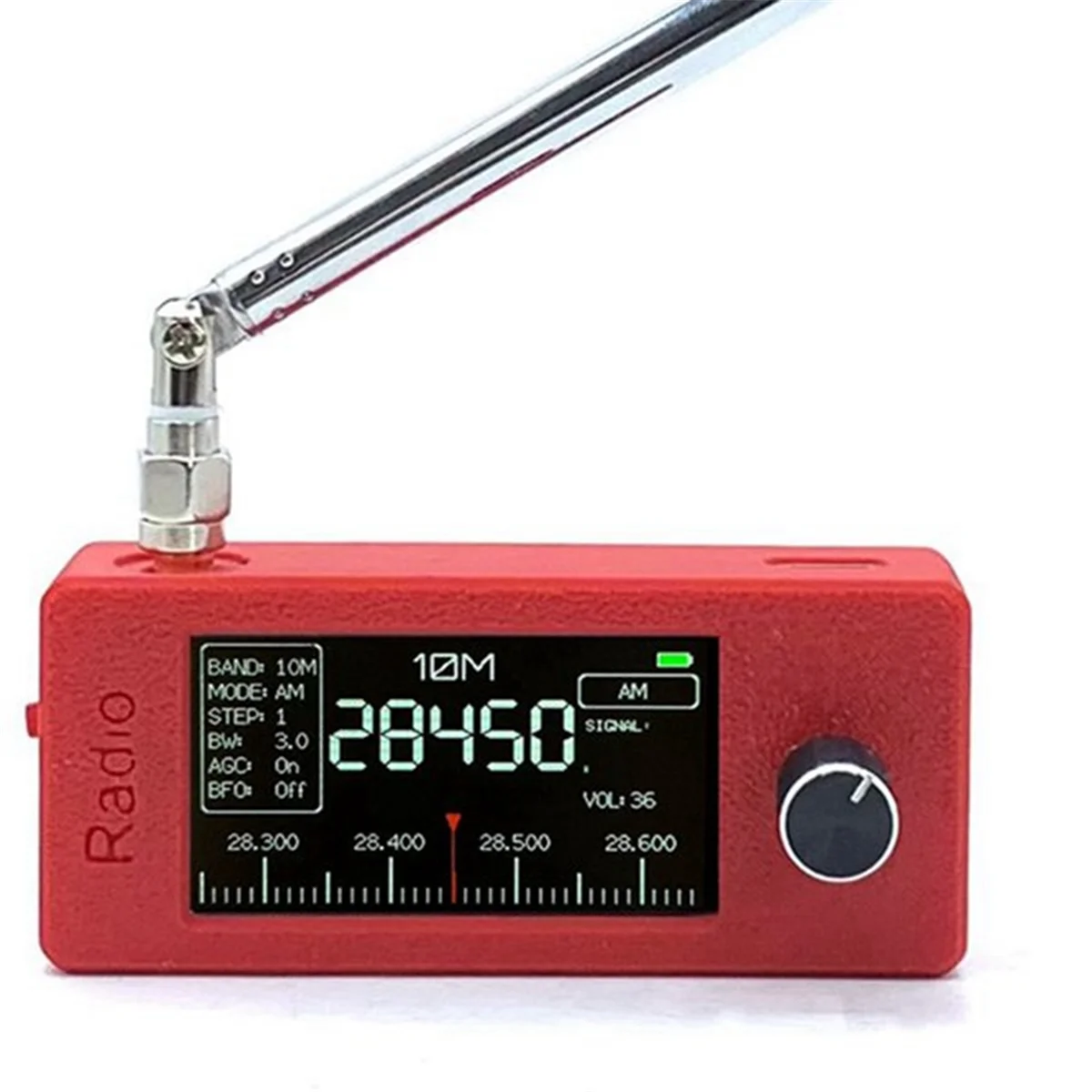 ABJZ SI4732 0.5-108mhz ポータブルラジオ LSB USB AM FM FM/AM ラジオ 9.9KHz-181MHz アンテナ付きオールバンドラジオ受信機