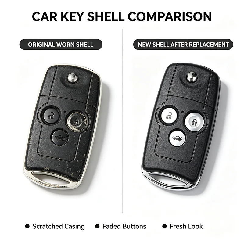 2/3/4 Buttons 313.8/433MHz Pcf7936 With ID46 Chip Car Smart Remote Key For Honda Civic Fit CRV HRV Accord Odyssey Jazz 2009-2014