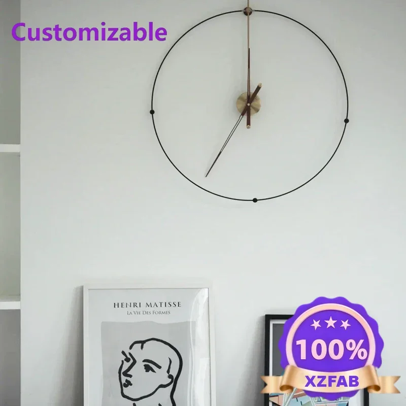 Factory Direct 2026 Luxury Kitchen Wall Clocks Vintage Interior Modern Aesthetic Bedroom Clock Wall Restaurant Nordic Reloj De P