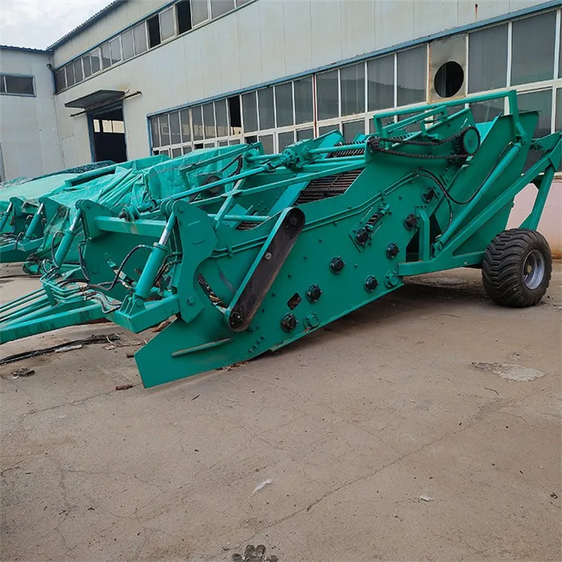 Large Stone Picker, Tractor Mounted Rock Collector, Desert Land Stone Removal Machine, Efficient Field Cleaning Equipment