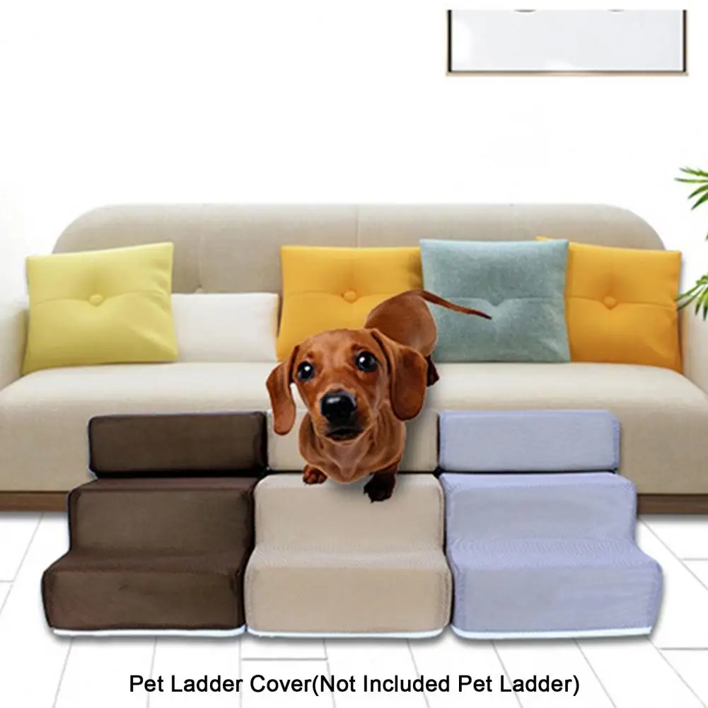 Durable Pet Ladder Cover One Size Bright Color 6 Colors Non-slip Dog Ramp Stairs Case Pet Stairs Cover Soft
