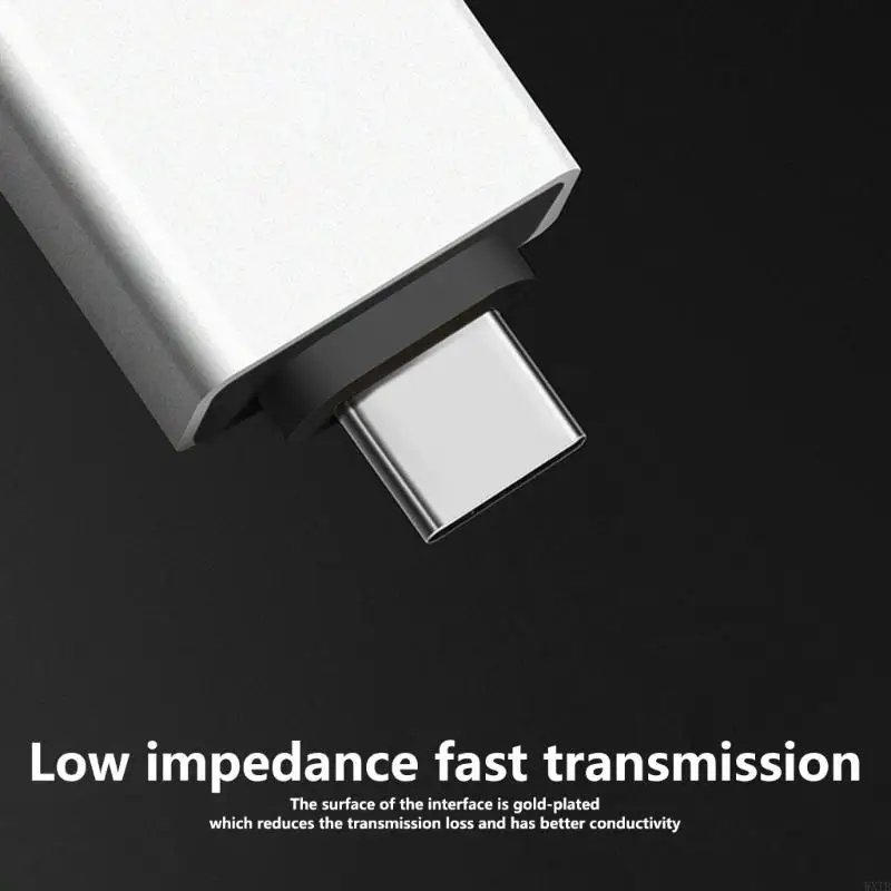 2pcs USB C Masculino para USB OTG Adaptador para transferência dados conectividade versátil