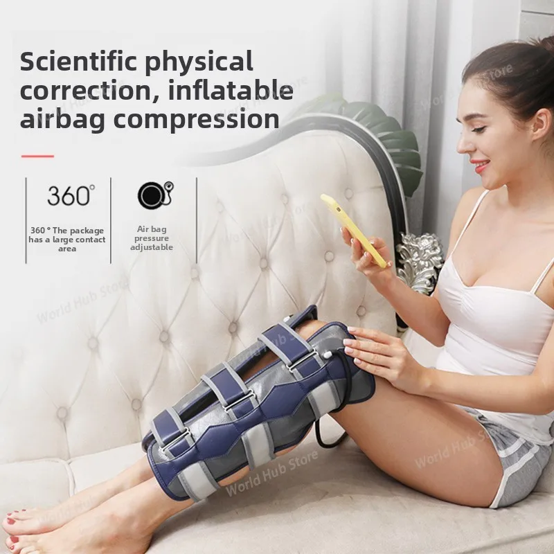 

Leg Straightener Inflatable Physical Correction Belt Unisex Leg Posture Corrector Band for Leg Shape Alignment & Fixation
