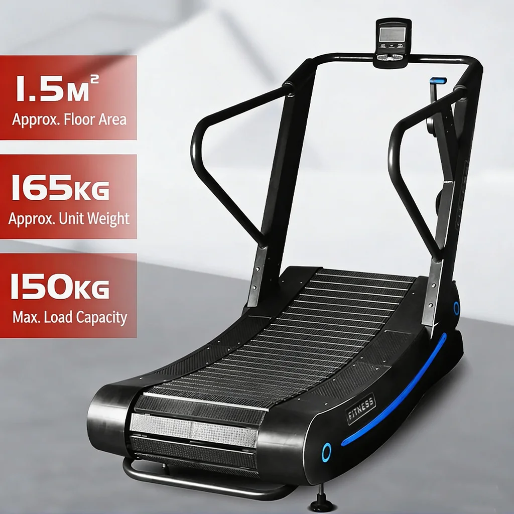 

Treadmill Wholesales Self UnPowered Treadmill Commercial Gym Sports Equipment Curve Treadmill Cardio Workout Machine