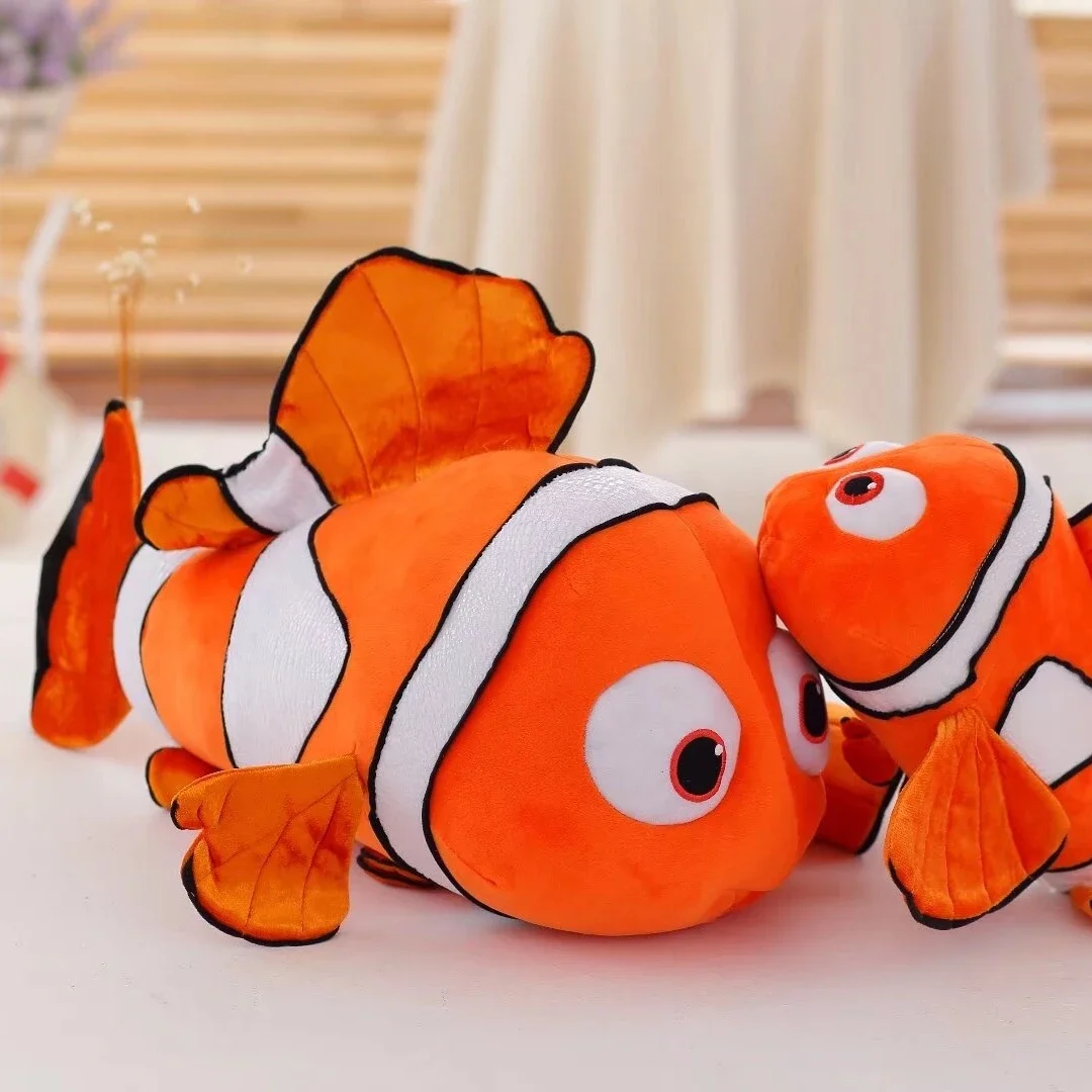 Soft Fish Nemo Plushies Cartoon Stuffed Movie Anime Clownfish Plushies Nemo Doll Pillow Sofa Bed Home Decor Birthday Gifts Girl
