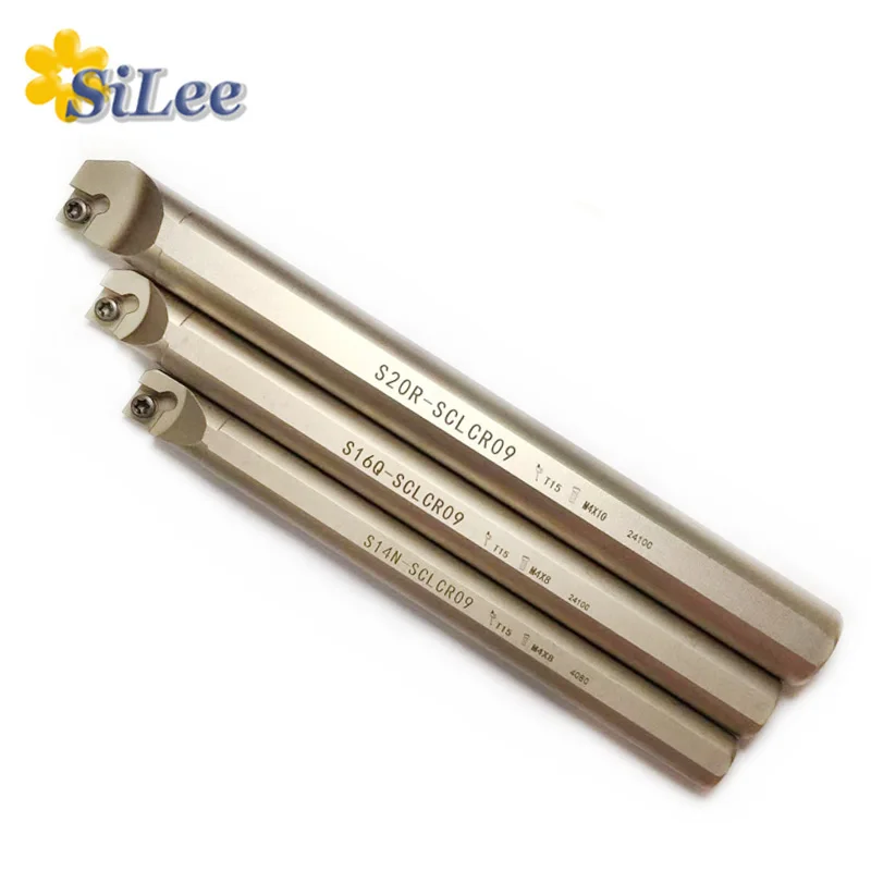 High Speed Steel HSS S14NSCLCR/L09 S16QSCLCR/L09 S20RSCLCR/L09 Internal Turning Tool Holder Anti-vibration CNC Lathe Cutting Bar