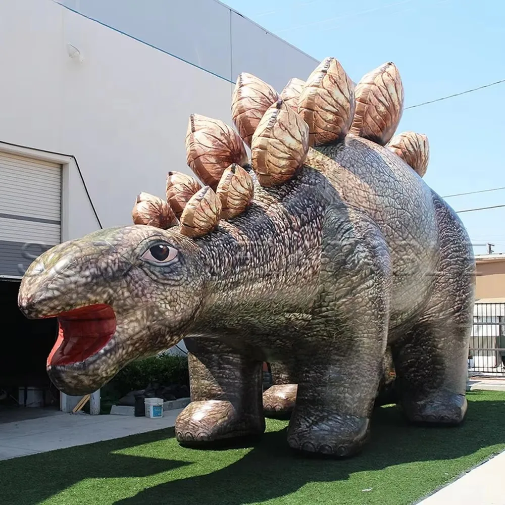 

Park Zoo Promotional Outlet Festival Outdoors City Parade Giant Inflatable Stegosaurus Oxford Inflated Dinosaur Balloon For