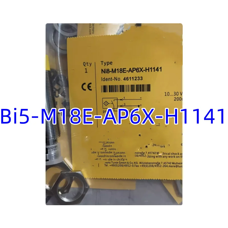 Interruptores de proximidade originais, novos, genuínos, Bi5-M18E-AP6X-H1141, Bi5-G18-AP6X, Bi5-M18E-AD4X-H1141, Bi5-M18-AD4X, S90, 10m