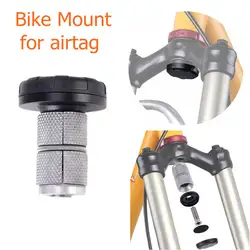 For Apple AirTag Bicycle Bike Mount Front Fork Down Tube Bracket Anti-theft Airtag Bike Case Waterproof Tracker Holder