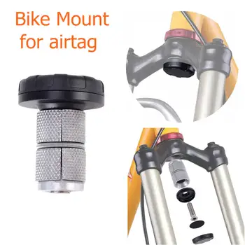 Apple Airtag用自転車マウント,フロントフォーク,ダウンチューブブラケット,盗難防止ケース,防水トラッカーホルダー