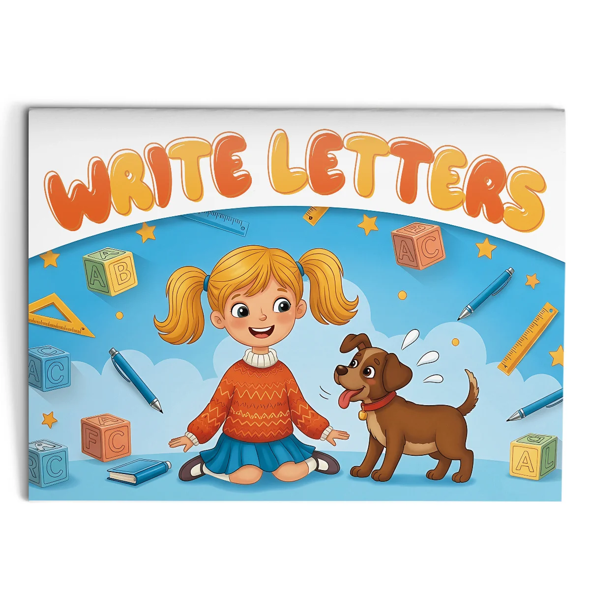 Write Letters Activity Book for Kids Fun Educational Handwriting Workbook to Practice ABC Letters Build Writing Confidence Fine
