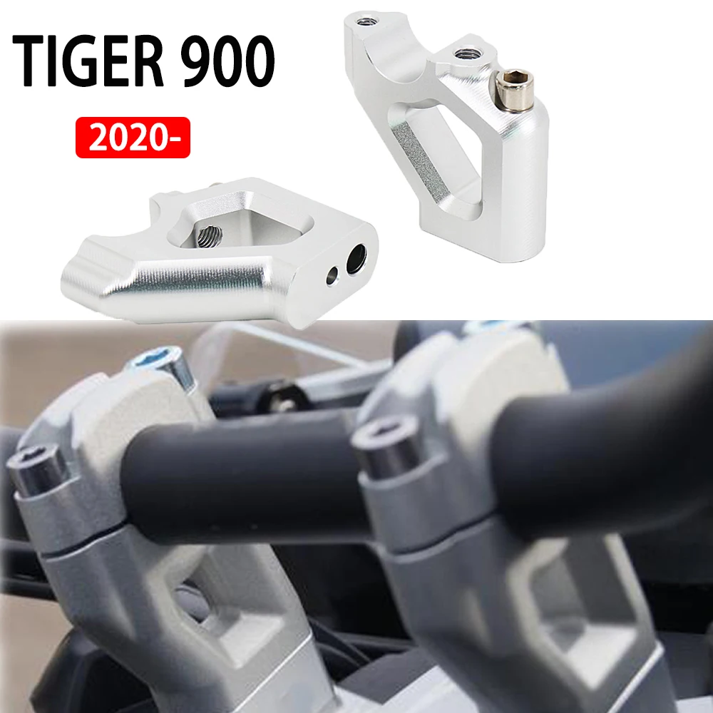 

Motorcycle Accessories Heightening Code Handlebar Riser Clamp Adapter For Tiger 900 LOW RALLY TIGER 850 Sport 2020 2021