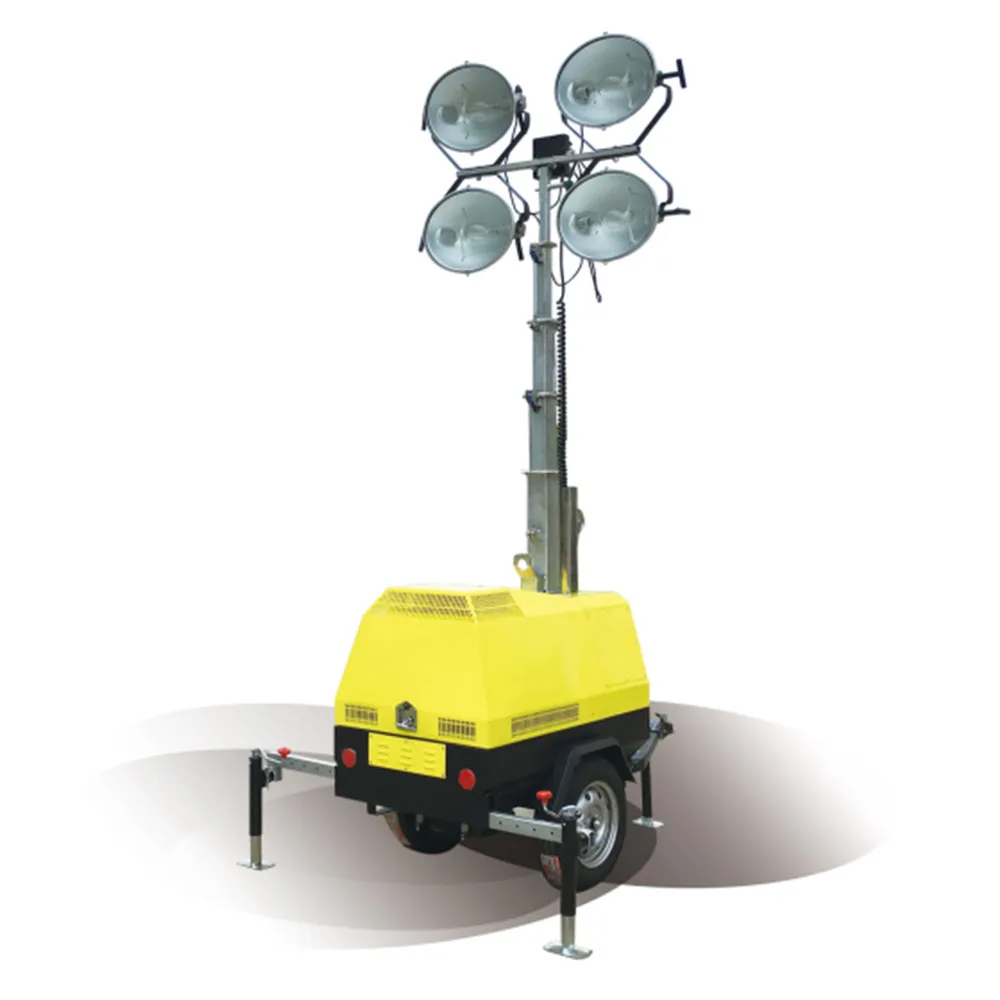 Trailer Type Manual Lifting Mobile Lighting Vehicle 4VA Mobile Lighting Equipment Mobilite TW-4VA4000