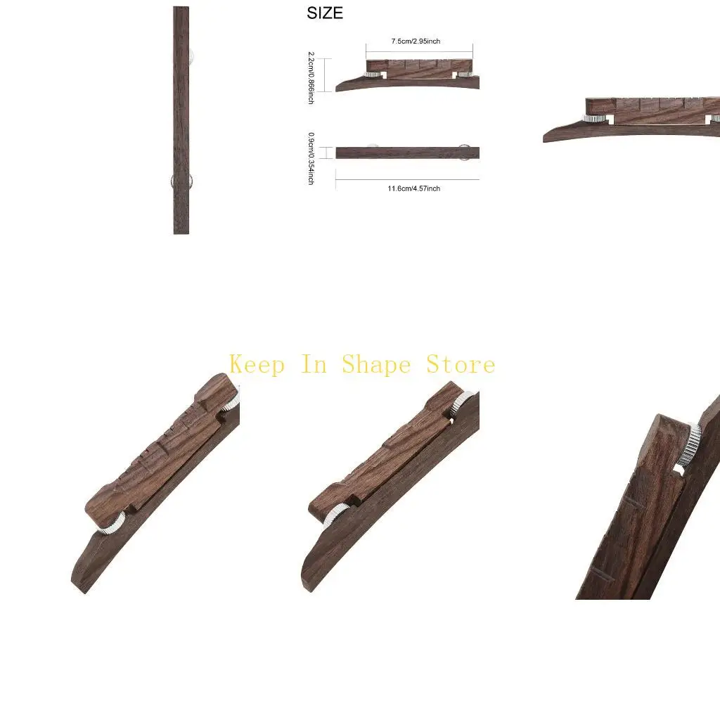 U1JC Mandolin Yard Guitar Bridge Mandolin Bridge Flat Top Mandolin Instrument Repair Mandolin Bridge Mandolin Parts