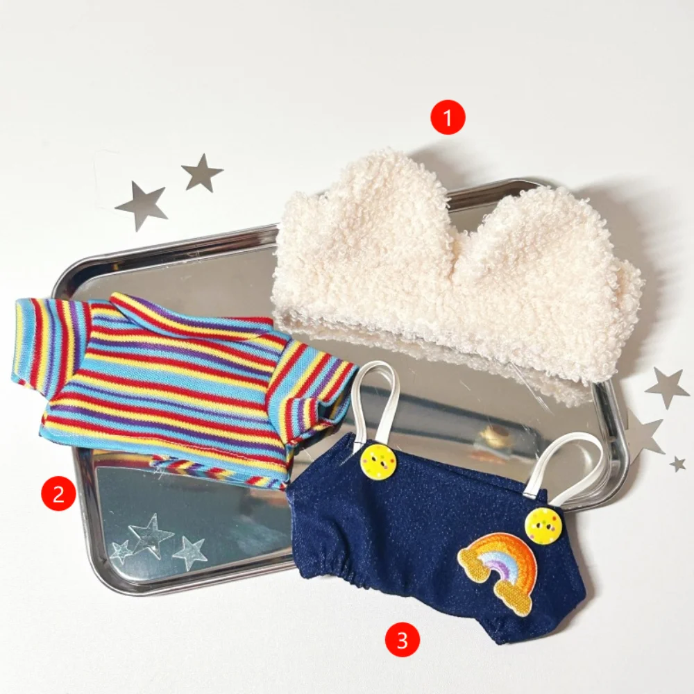 Accessories 20cm Cotton 's Clothes Outfit Replacement Clothing Set Changing Mini Clothes Suit Cotton Accessories