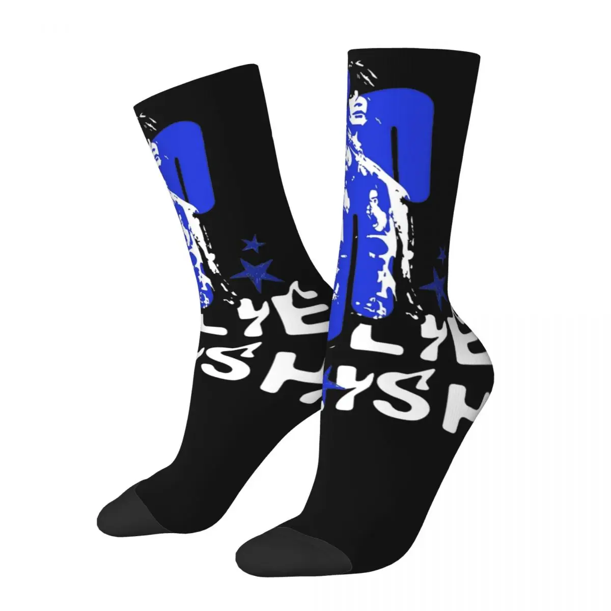 Casual BLUE BILLIEs Theme Design Sports Crew Socks Accessories All Seasons Soft Middle Tube Socks Sweat Absorbing