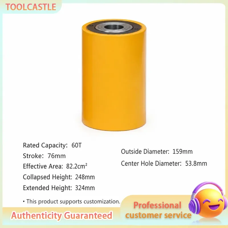 Manual Separation Single Acting Hollow Hydraulic Jack, Multi Tonnage Hollow Cylinder 12T - 100T Heavy Duty Lifting Equipment