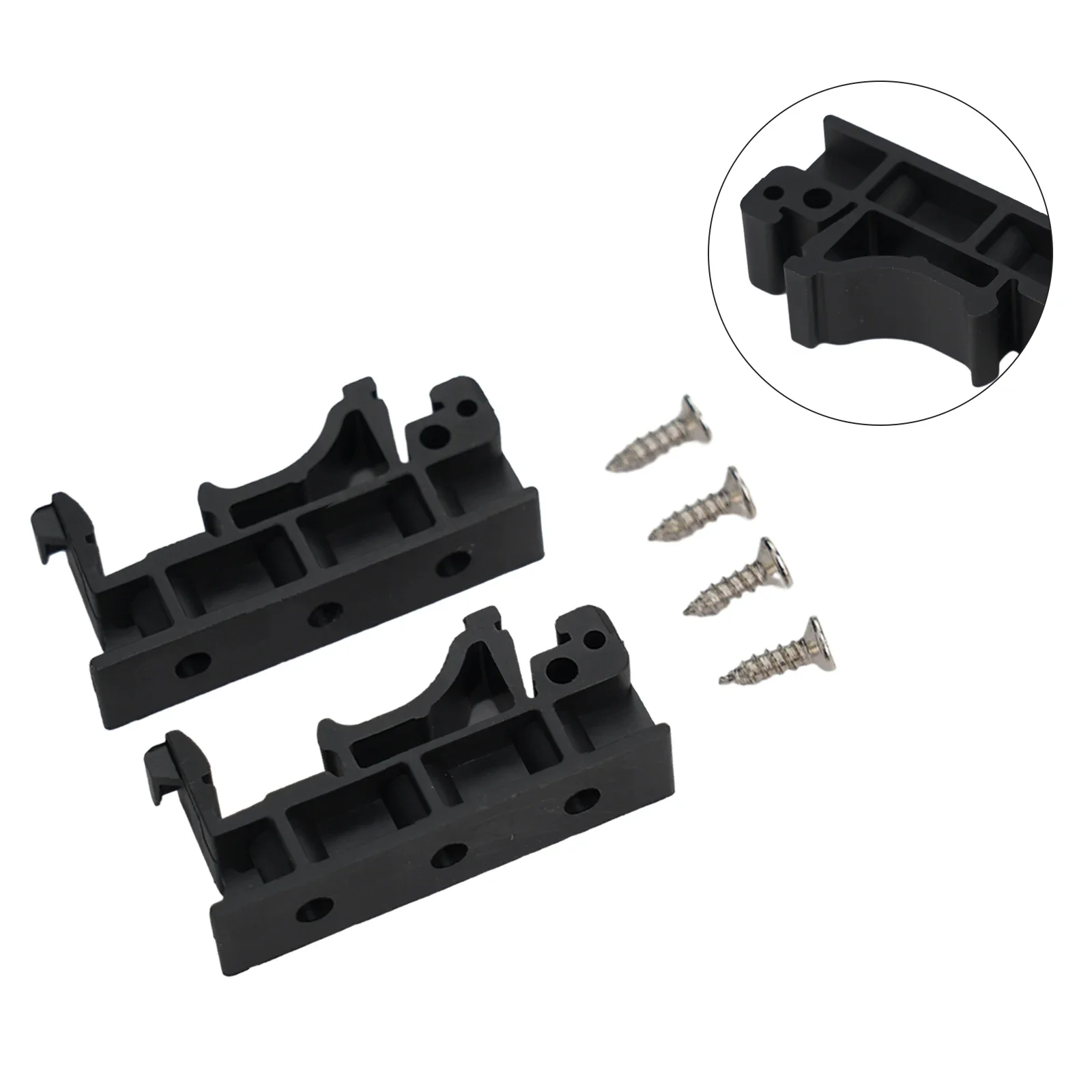 2Pc PCB Circuit Board Mounting Bracket For DIN 35 Rails Mounting Adapter Circuit Board Bracket Holder Panel Mounting Base Holder