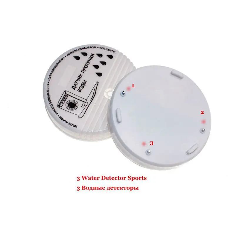 Sensor de alarma de desbordamiento de agua, Detector de nivel de agua de 90dB, detección de fugas de inundación, sistema de alarma de seguridad para el hogar