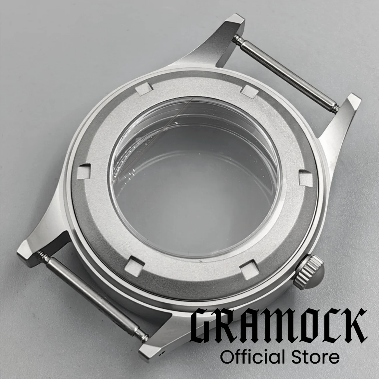 Matte Sandblast Case 40mm Dome Glass Retro 50-FATHOMS Case 10ATM For NH35 NH36 ETA2824 PT5000 Miyota9015 Movement Luminous Bezel