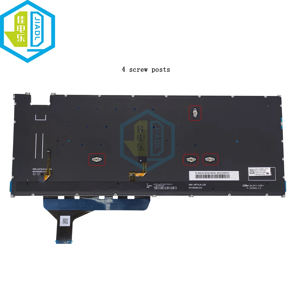 Imagem -05 - Teclado Luz Retroiluminada com Teclados Prateados Reino Unido gb Eua Inglês Teclado para Asus Zenbook Ux3402za Ux3402va Ux3402 Notebook