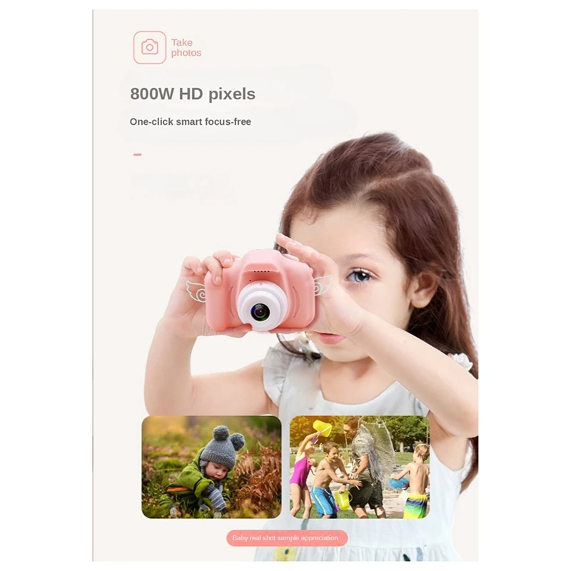 أفضل العروض للأطفال الأطفال كاميرا كاميرا رقمية صغيرة 1080P HD شاشة كاميرا فيديو كاميرا 8MP لعبة للهواء الطلق هدايا الطفل