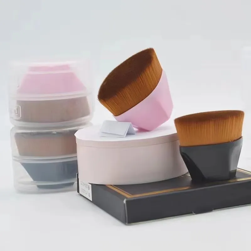 1/2/3/4pcs Hexagonal Makeup Brush Magic Makeup Flawless Foundation Brush Set Cosmetic Portable Professional Foundation Brush
