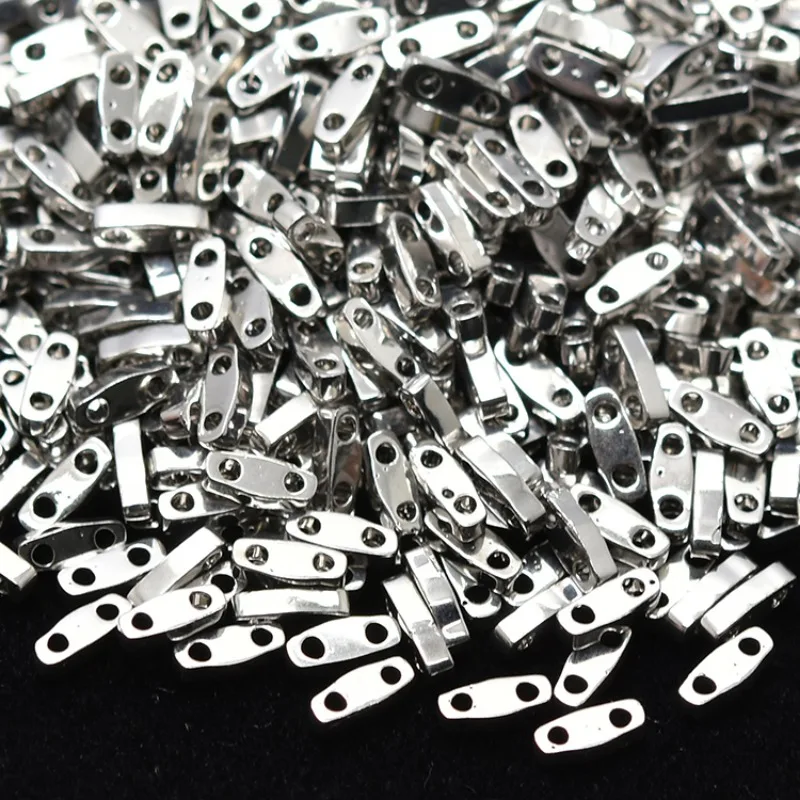 MIYUKI Metal Color TILA Beads 2-Holes Square Flat Japan Colored Light Beads for DIY Jewelry Making  Accessories 5*1.2*1.9mm